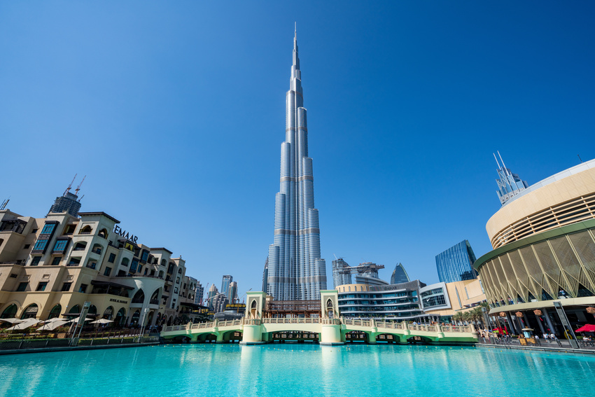 Dubai Burj Khalifa und Dubai Mall